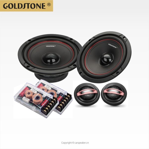 GS-C1611 6.5″ 2-way Component kit speaker Goldstone Brand 25mm Titanium dome tweeter